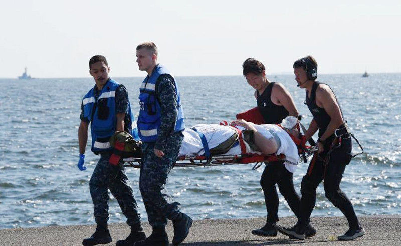 水手們的遺體也將被移往日本橫須賀基地海軍醫院(Naval Hospital Yokosuka)，進行身分驗證後，公開罹難水手的姓名。   圖：達志影像/美聯社