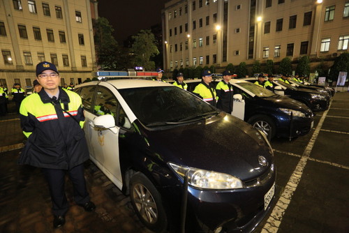 警察執行106年度加強重要節日安全維護工作。   圖：台中市政府提供