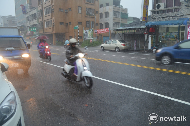 嘉義市日前發生強降雨，但並未傳出災情。   圖：蔡坤龍/攝