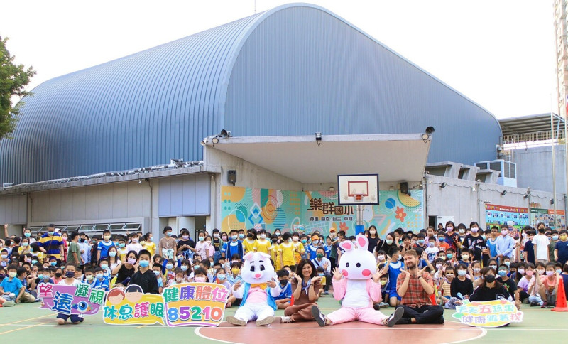 樂群國小入選今年健康促進表現優秀學校。 圖:高雄市教育局/提供