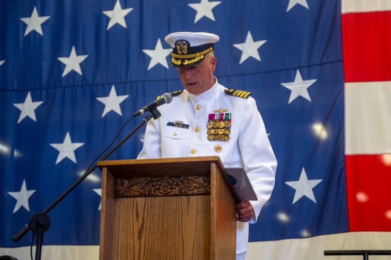 美國海軍聲明指出，決定將詹姆斯·哈尼撤職，是因為對詹姆斯·哈尼上校履行職責的能力失去信心。   圖：翻攝自US Navy