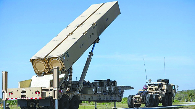  美國陸軍的暗鷹高超音速導彈發射系統。 圖 : 翻攝自環球網 