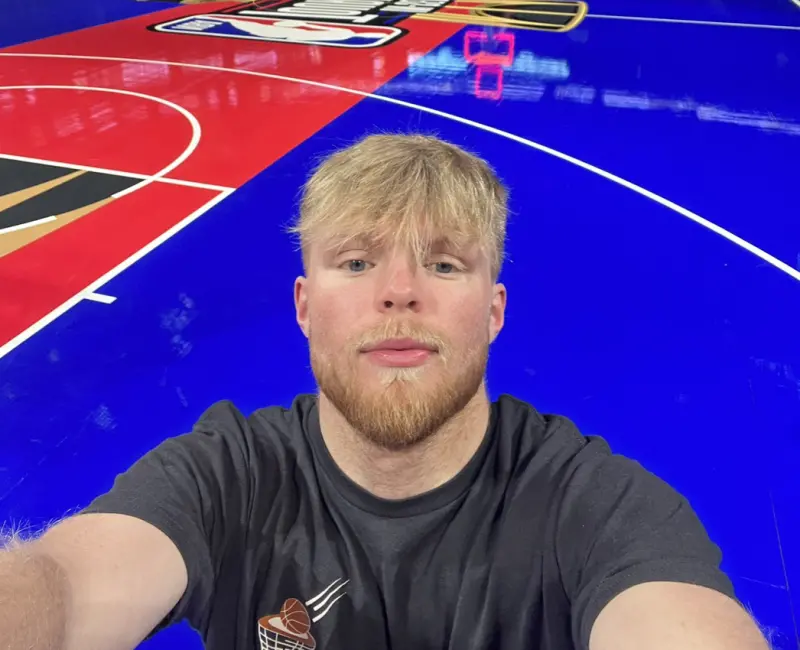 ▲NBA季中錦標賽4強戰賽事將在拉斯維加斯展開，在近日賽前更邀請了籃球網紅Tristan Jass來做表演。（圖／取自Tristan Jass個人推特）   