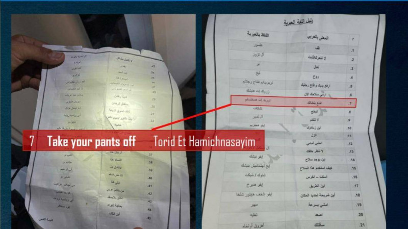 哈瑪斯份子的文件顯示他們「有計畫」地對以色列女性實施性暴力。   圖：翻攝X（前推特）@Israel