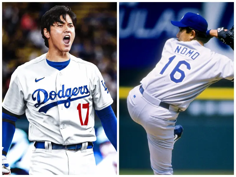 ▲大谷翔平新東家道奇隊，與日本有深厚淵源，從30年前野茂英雄開啟日本球員通往棒球最高殿堂的大門。（圖／取自推特@BleacherReport）   