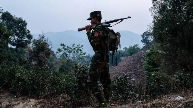 緬北地區地勢環境複雜多變,多半是山地環境。 圖:翻攝自騰訊網