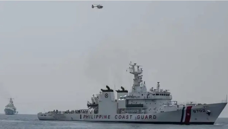 菲律賓海警聯合美日海警進行演訓。(資料照片) 圖:翻攝自遠鑿先知