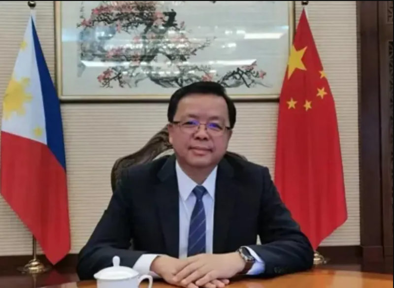 中國駐菲大使黃溪連 圖 : 翻攝自騰訊網