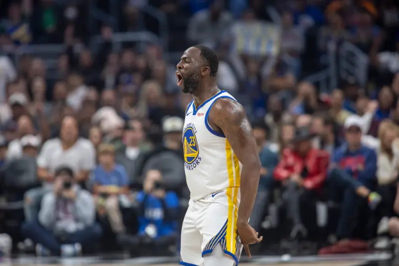 ▲勇士Draymond Green遭聯盟祭出無限期禁賽處分。（圖／美聯社／達志影像）   