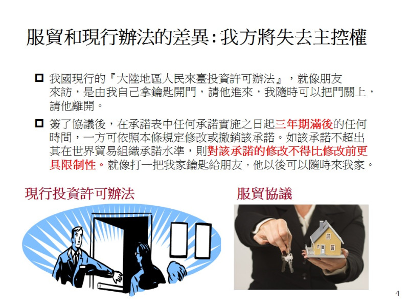 簽下海峽兩岸經濟合作架構協議(ECFA)，台灣恐將失去主控權。   圖：作者提供