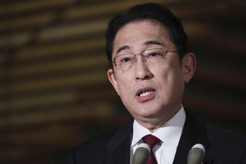 日本首相岸田文雄涉嫌「私吞」192 萬日元。   圖：翻攝自環球網