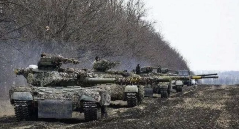圖為烏軍坦克軍隊。   圖：翻攝自騰訊網