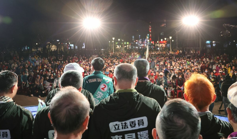 李昆澤造勢現場超過三千民眾。 圖:李昆澤競總/提供