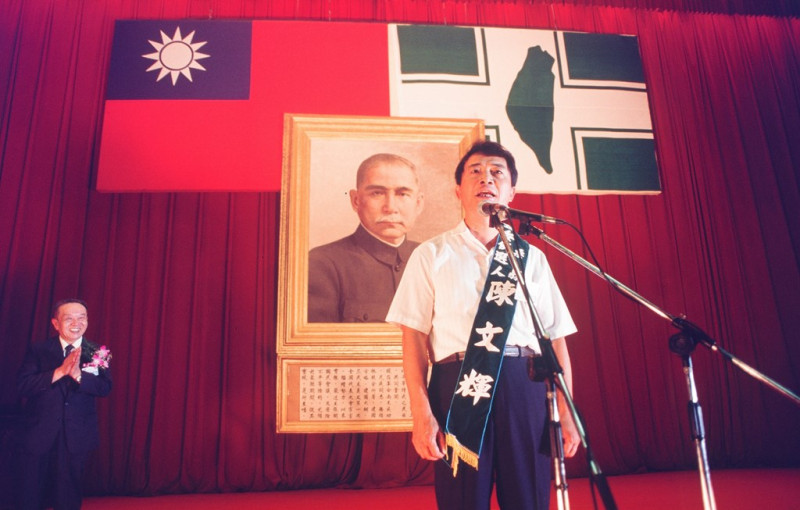 代表民進黨參選立委的陳文輝。 圖:邱萬興拍攝