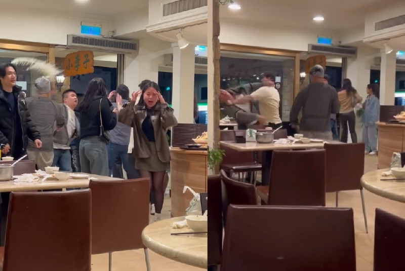 北市大安區一家知名清粥小菜店，27日凌晨發生一起大亂鬥事件。   圖:翻攝自臉書