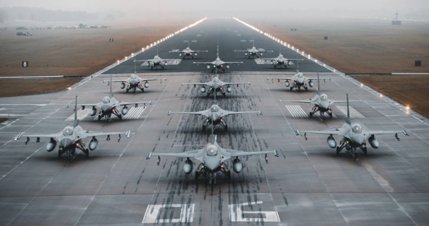 F-16機隊。   圖 : 翻攝自秦蓁