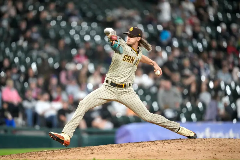 ▲《The Athletic》記者Jim Bowden透露，「目前德州遊騎兵、洛杉磯道奇、紐約洋基都在競爭Josh Hader，但沒有球隊願意給出破億合約。」（圖／美聯社／達志影像）   