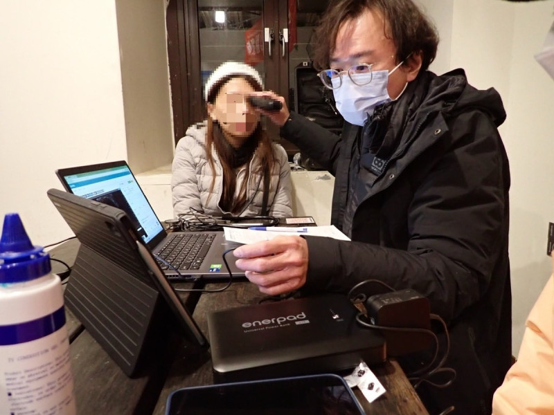 南投竹山秀傳醫院玉山醫療隊上週更成功運用超音波設備與遠距醫療系統,執行即時多方會診且測試成功。 圖:竹山秀傳醫院/提供