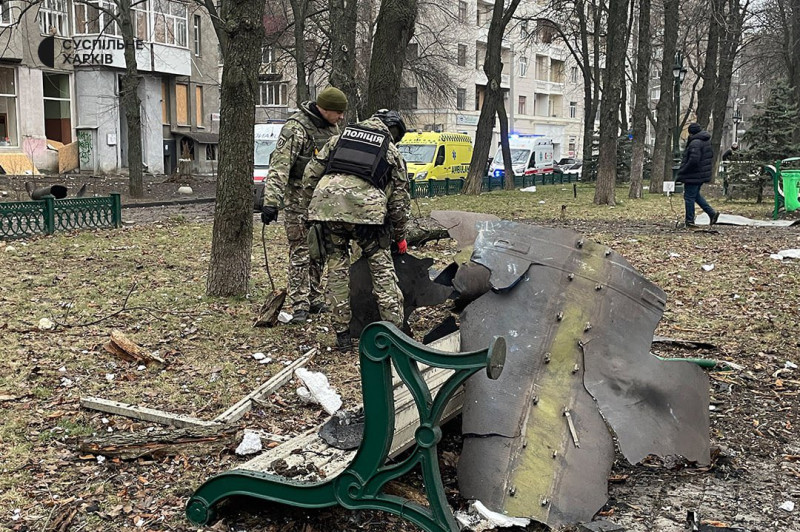 烏克蘭哈爾科夫東北部地區的州長發表聲明，稱他的地區遭到了俄羅斯發射的非俄羅斯製造的導彈的襲擊。   圖：翻攝自X帳號「@bayraktar_1love」