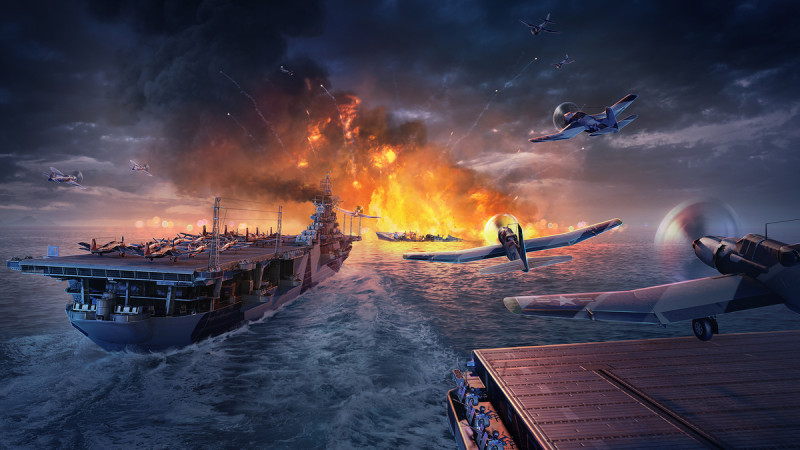 戰遊網 (Wargaming.net) 宣布旗下《戰艦世界》推出13.0版本更新   圖：戰遊網/提供