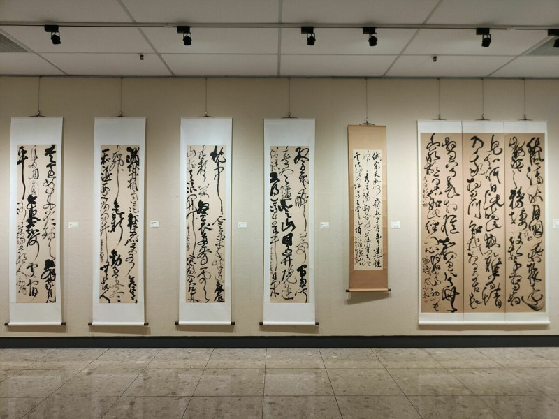 「學而書會」舉辦「心手雙暢」聯展,體現會員臨池數十載,悠游墨海數萬時,筆、手、身儼然成一體,心之所嚮,筆隨從之,冀臻心手雙暢,心手合一之境。 圖:黃博郎/攝