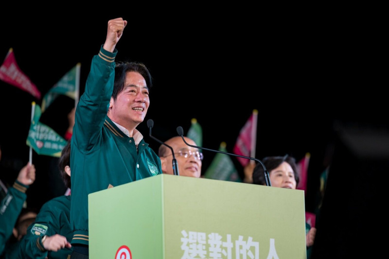 2024總統大選由民進黨賴蕭配勝出。   圖：翻攝自賴清德臉書