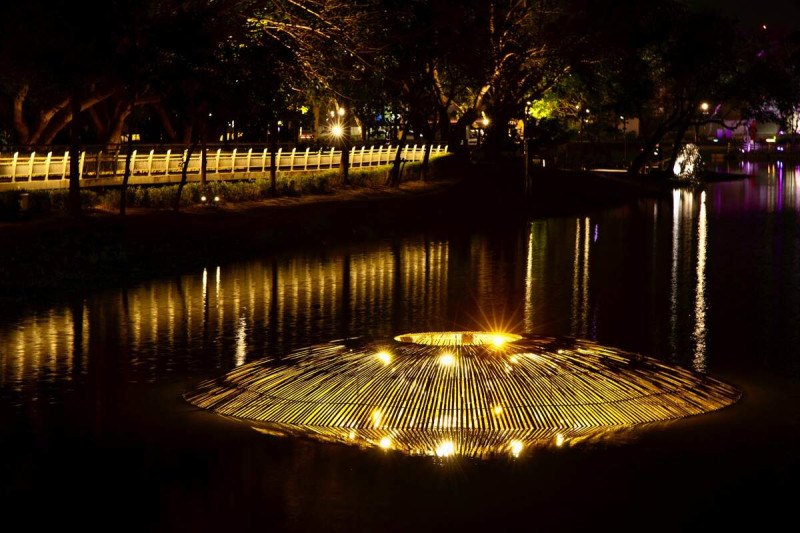 月津港燈節裝置藝術之一   圖：台南市政府提供