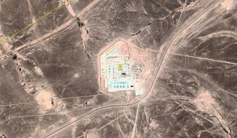 駐紮在約旦東北部、敘利亞邊境的美軍基地「第22號塔」(Tower 22)，28日遭無人機襲擊   圖：翻攝自Google Map
