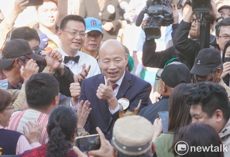 國民黨不分區立委韓國瑜今日競選立法院院長。   圖：張良一／攝