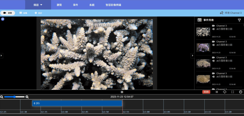 AI珊瑚偵測與辨識系統。   圖：海委會／提供