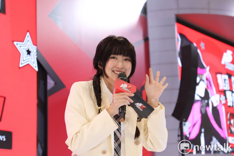  P5X營運團隊更邀請到知名電競賽事主持人「小熊Yuniko」擔任此次P5X展會舞台活動主持 圖：蔡幸秀/攝 