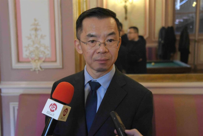 中國駐法國大使盧沙野。   圖：翻攝中新社