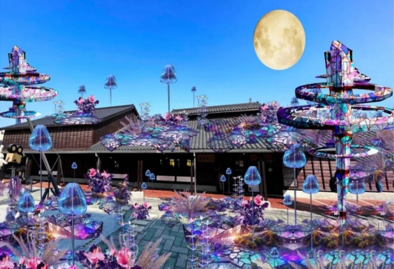 月津港燈節虛擬展品照片。   圖：數產署提供
