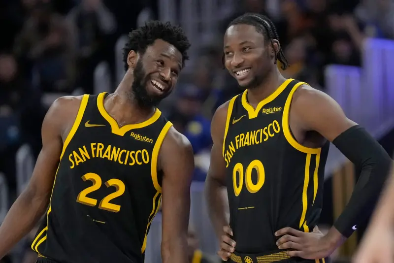 ▲勇士目前願意送走Chris Paul、Andrew Wiggins、Jonathan Kuminga和Klay Thompson，隨時可以出手交易。（圖／美聯社／達志影像）   