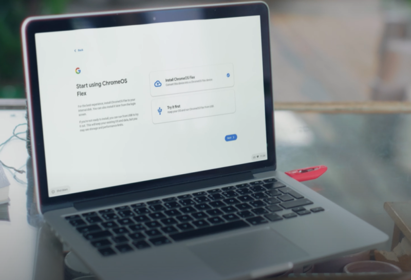 Google今於官方部落格表示，旗下所提供的 ChromeOS Flex 可延長舊電腦壽命。   圖：翻攝自Google YT官方頻道