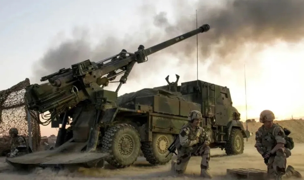 法國軍援烏克蘭的凱薩自走砲。   圖 : 翻攝自杜文龍