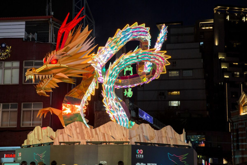 台北燈節「龍躍光城」將於2月17日在台北西區全面開展。   圖：台北市政府觀光傳播局／提供