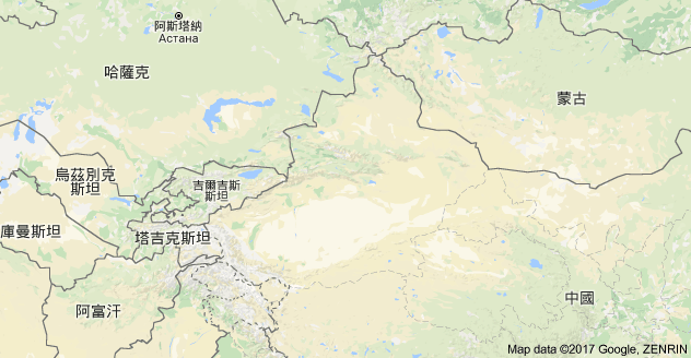 台灣五福旅行社的一個新疆旅行團21日發生車禍，車上的19人中有6人受傷，其中3人因骨折、頸椎錯位、腦震盪，傷勢較嚴重，已送到當地醫院治療。   圖 : 翻攝自Google Map
