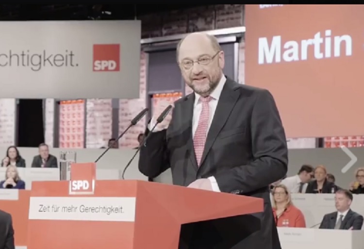 德國9月舉行大選，社民黨黨魁舒爾茲（Martin Schulz）被視為最為可能扳倒總理梅克爾。   圖：翻攝Martin Schulz臉書