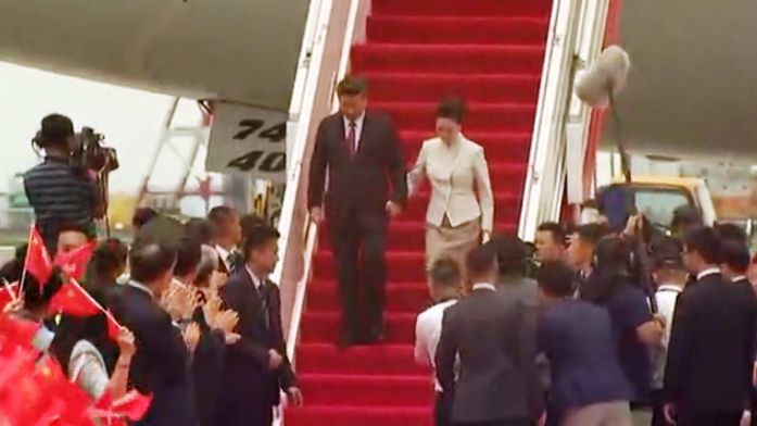 中國國家主席習被記者問到何時釋放諾貝爾和平獎得主劉曉波，習近平並未給出回應。   圖 : 截取自Youtube