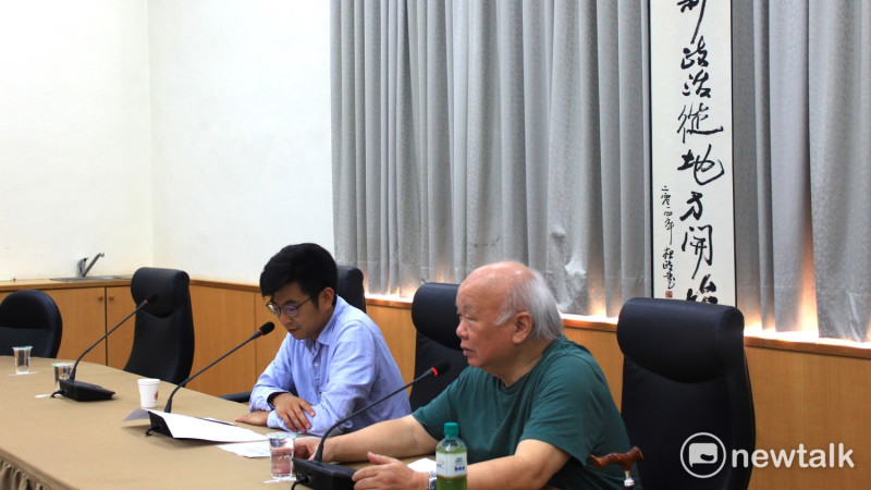 新竹縣前縣長林光華30日也到場聲援，表示周江杰作為清流，辭職會讓整個議會會找不到希望。   圖：新頭殼資料照