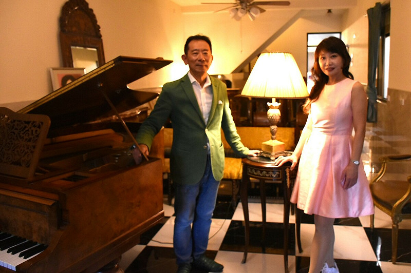 何元圭(左)與陳美芬共推台德文化交流。   圖：孫家銘攝