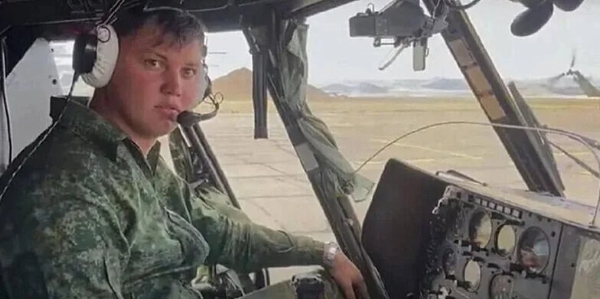 2023年8月駕米-8直升機投誠烏克蘭的俄羅斯飛行員庫茲米諾夫，獲烏克蘭50萬美元獎勵，近日傳出在西班牙遭到槍殺。   圖 : 翻攝自烏克蘭軍情局