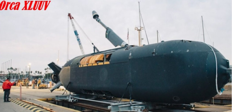 美國殺人鯨（Orca）無人潛艇。   圖 : 翻攝自美國海軍