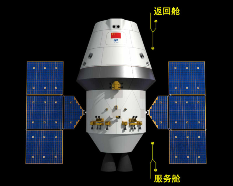 據中國載人航天工程辦公室消息，經公開征集評選，近日，中國載人月球探測任務新飛行器名稱已經確定，新一代載人飛船命名為「夢舟」，月面著陸器命名為「攬月」。   圖：翻攝自臉書帝吧