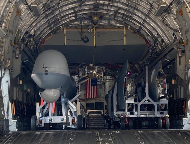 美國空軍的 C-17A 大型軍用運輸機同樣限制參觀。   圖：翻攝自航空視界