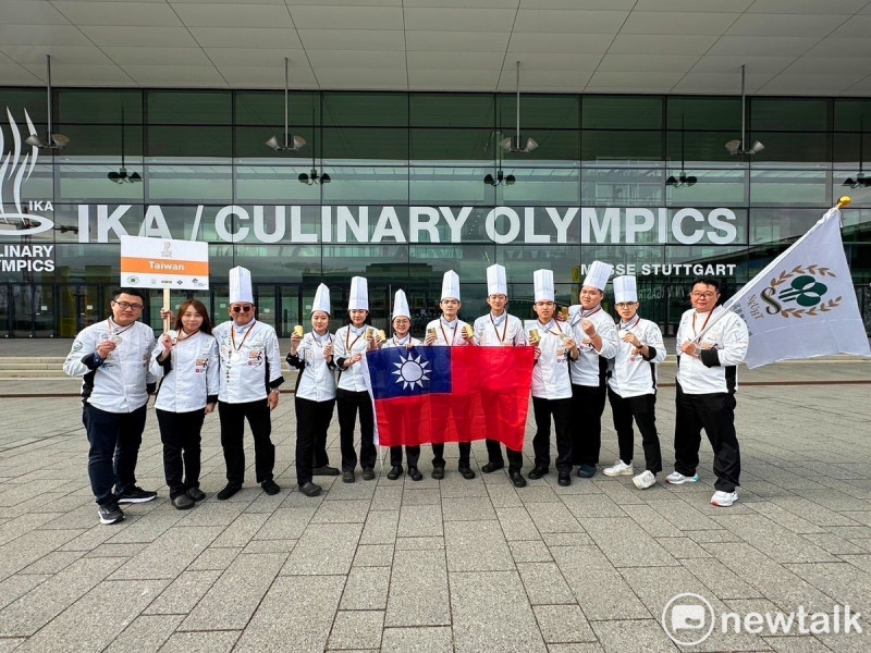 高餐大代表台灣首次征戰IKA奧林匹克廚藝大賽。   圖：高餐大/提供