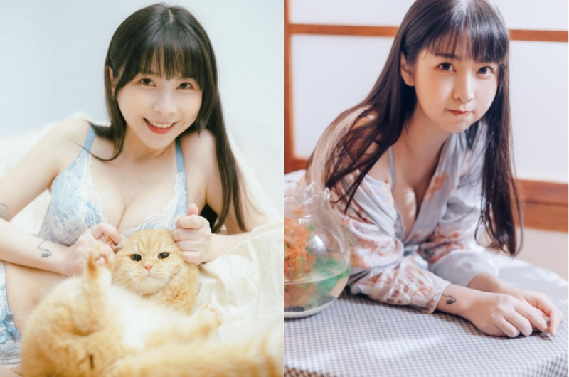 台灣成人片女星、網紅Tiny(胎尼)於日本成人片商正式出道。   圖:翻攝自Tiny臉書