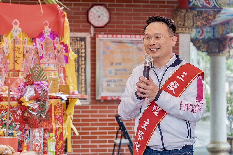 蘇俊賓出席「天穿日」祭天儀式表示，這不僅是客家族群祭祀大事，更是發揚傳統習俗的文化大事。   圖：桃園市政府/提供