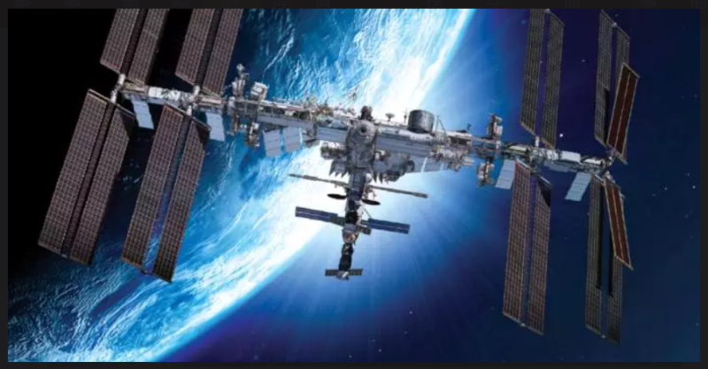 環繞地球運行科學重鎮--國際太空站。   圖：截取NASA官網